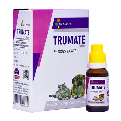 TRUMATE DROPS for PETS 20ML for Injury, Sprain, Trauma, Ear Hematoma
