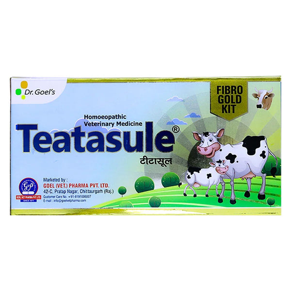 Homeopathic Veterinary Medicine kit for fibroid of teat in cow