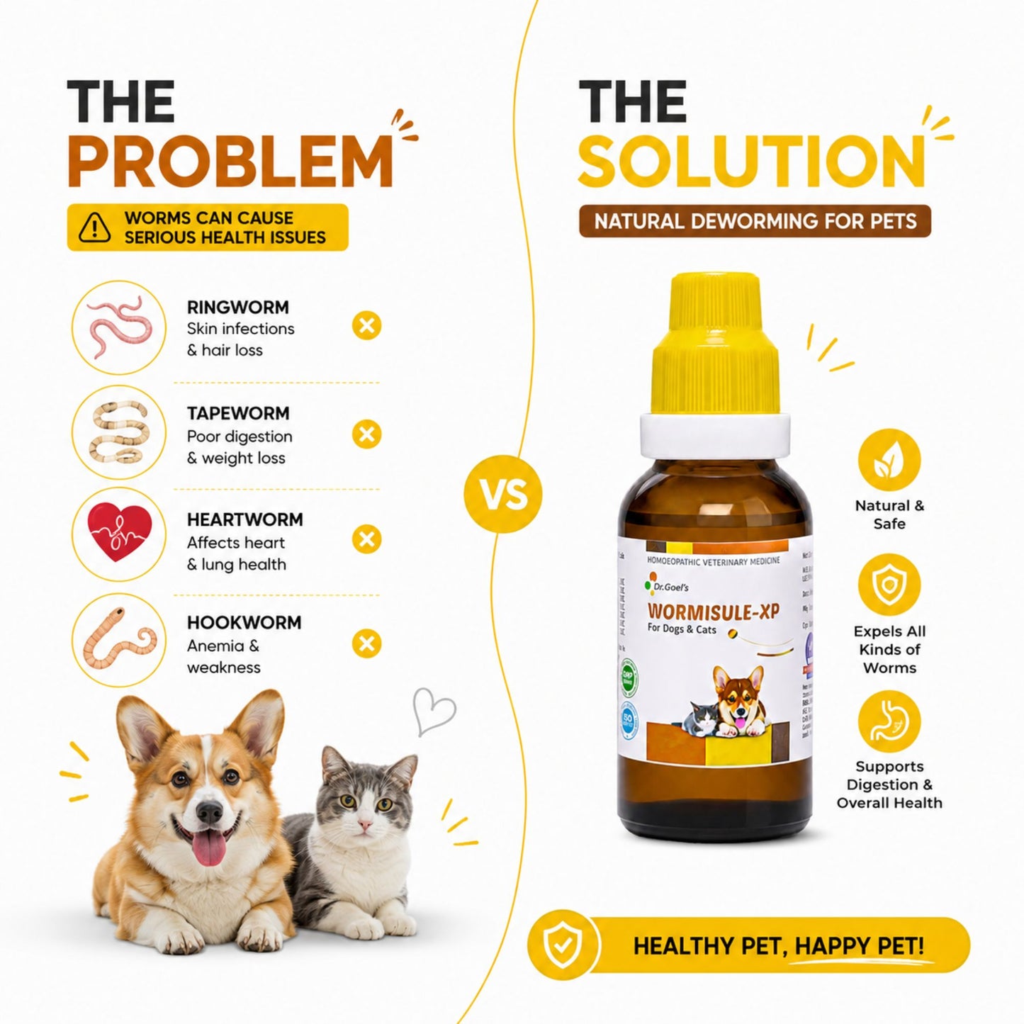 WORMISULE XP for PET 30ml For Natural Deworming