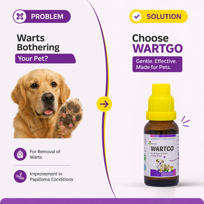 WARTGO DROPS for PETS | For Removal of Warts