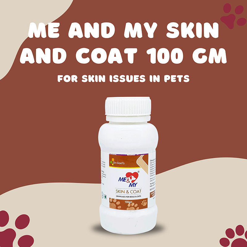 Me and My SKIN And COAT 100 GM For skin issues in Pets