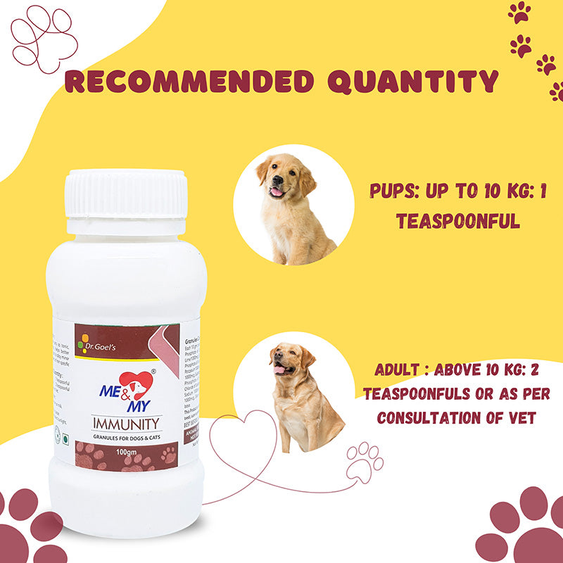 Me & My IMMUNITY 100 GMS For raising immunity in Pets