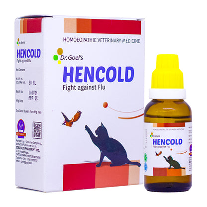 HENCOLD For Dogs and Cats To Fight Against Flu, H5N1, & Bird Flu