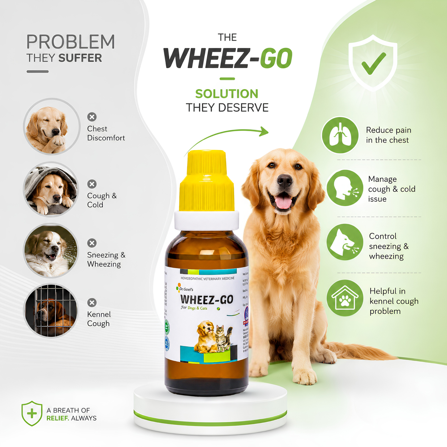WHEEZ-GO for Pet 30ml For Cough and Cold