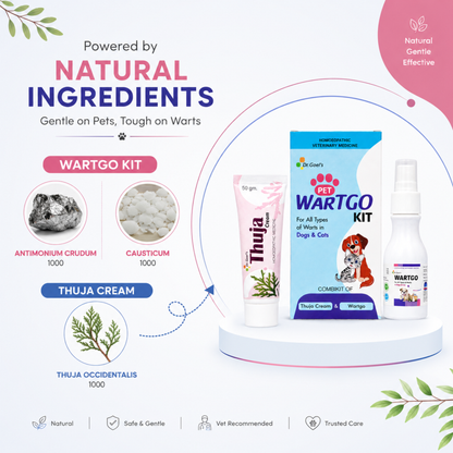 WARTGO KIT for PETS | For Removal of Warts