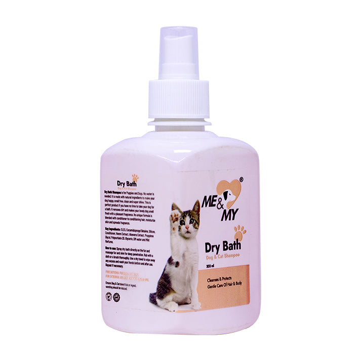 Dry Bath Pet Shampoo helps pets fresh and hygienic without water