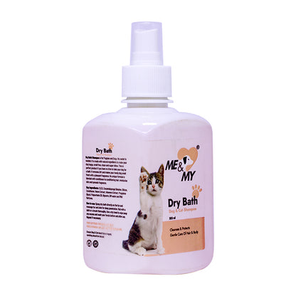 Dry Bath Pet Shampoo helps pets fresh and hygienic without water