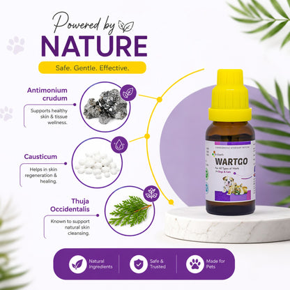 WARTGO DROPS for PETS | For Removal of Warts