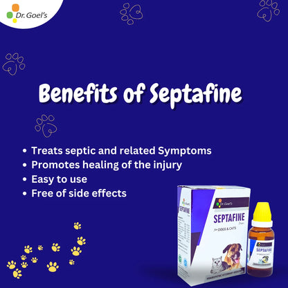 DOUBLE ACTION ON SEPSIS AND INFECTIONS Septafine + Me & My Skin & Coat (Combo)