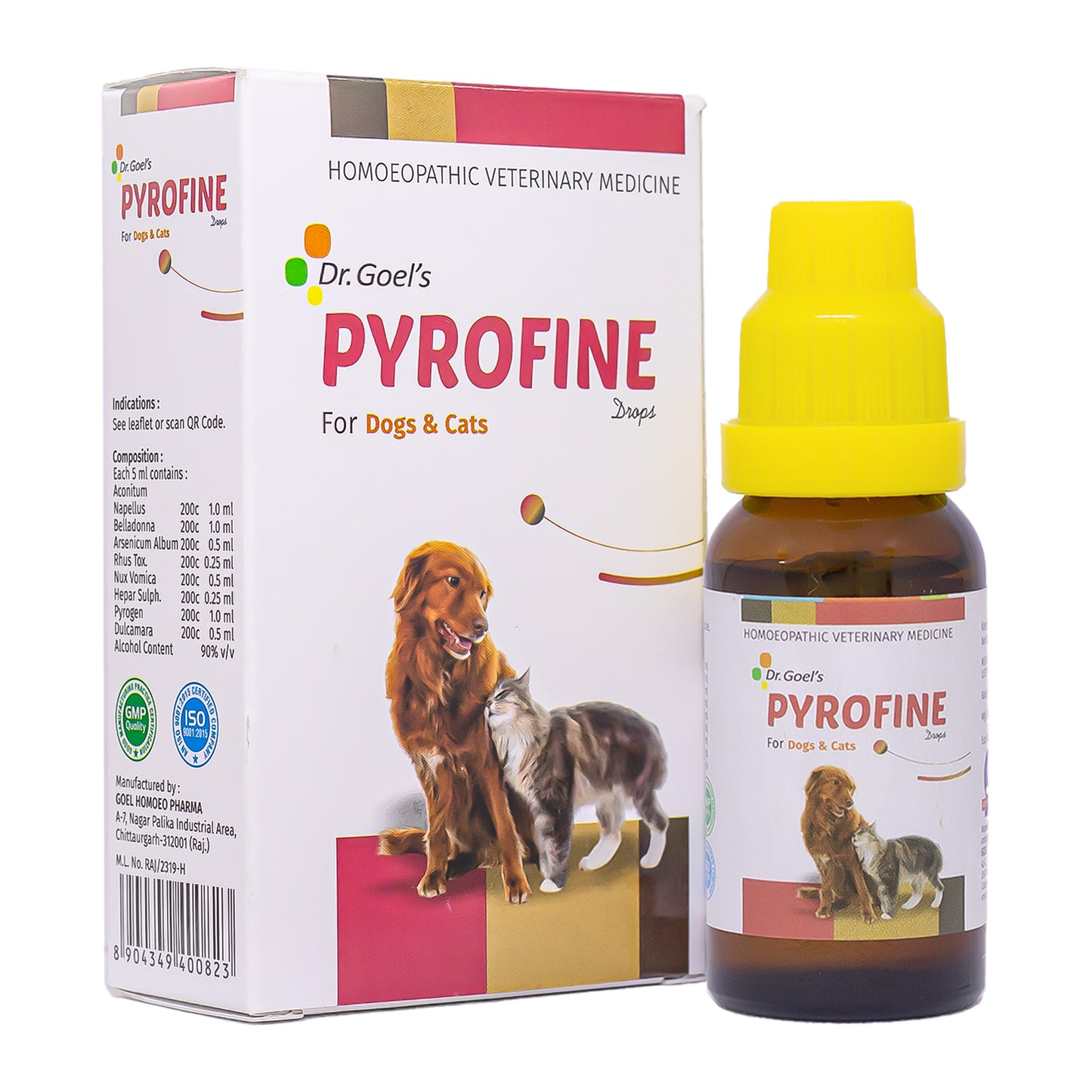 PYROFINE for PETS 20ML for Fever or Pyrexia