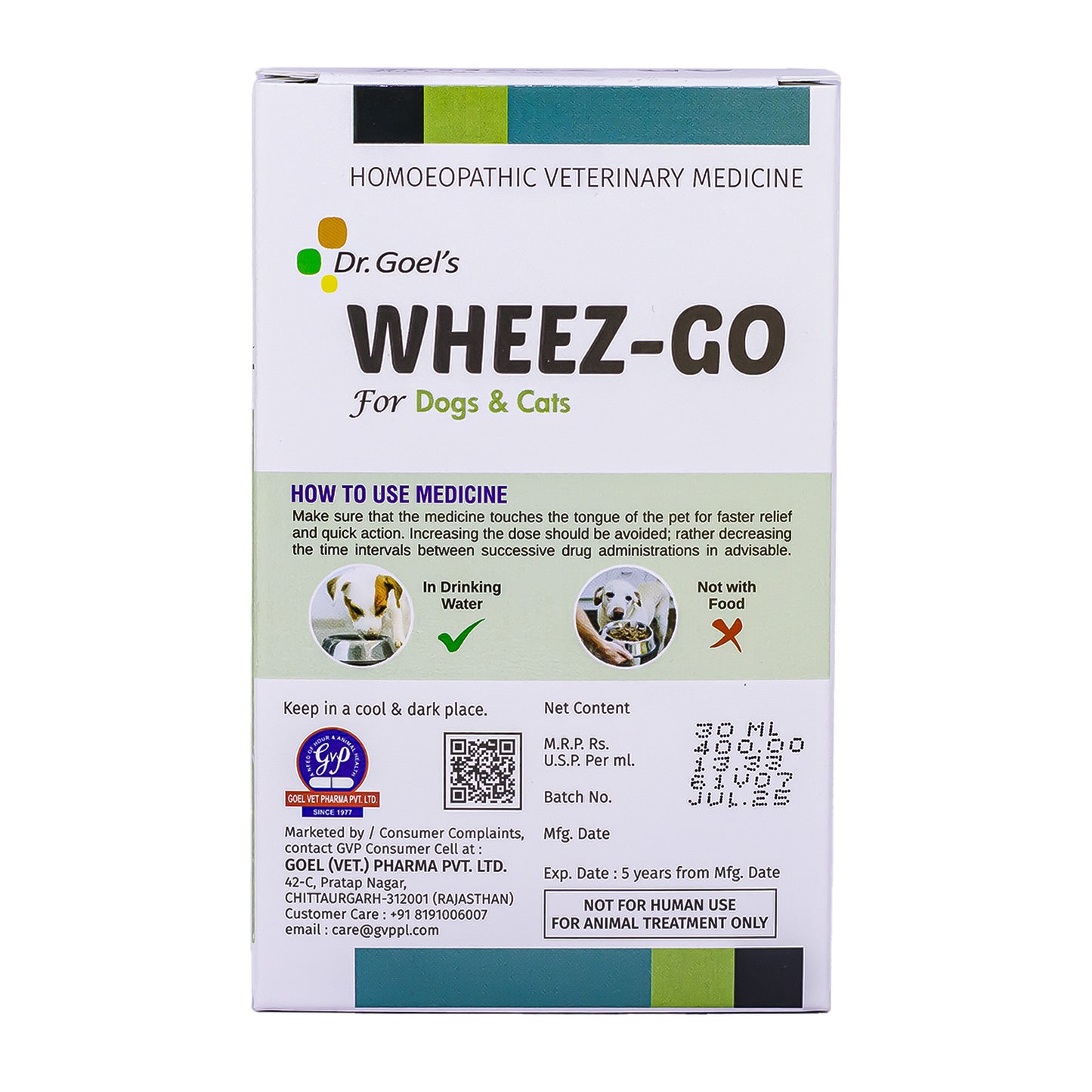 WHEEZ-GO for Pet 30ml For Cough and Cold