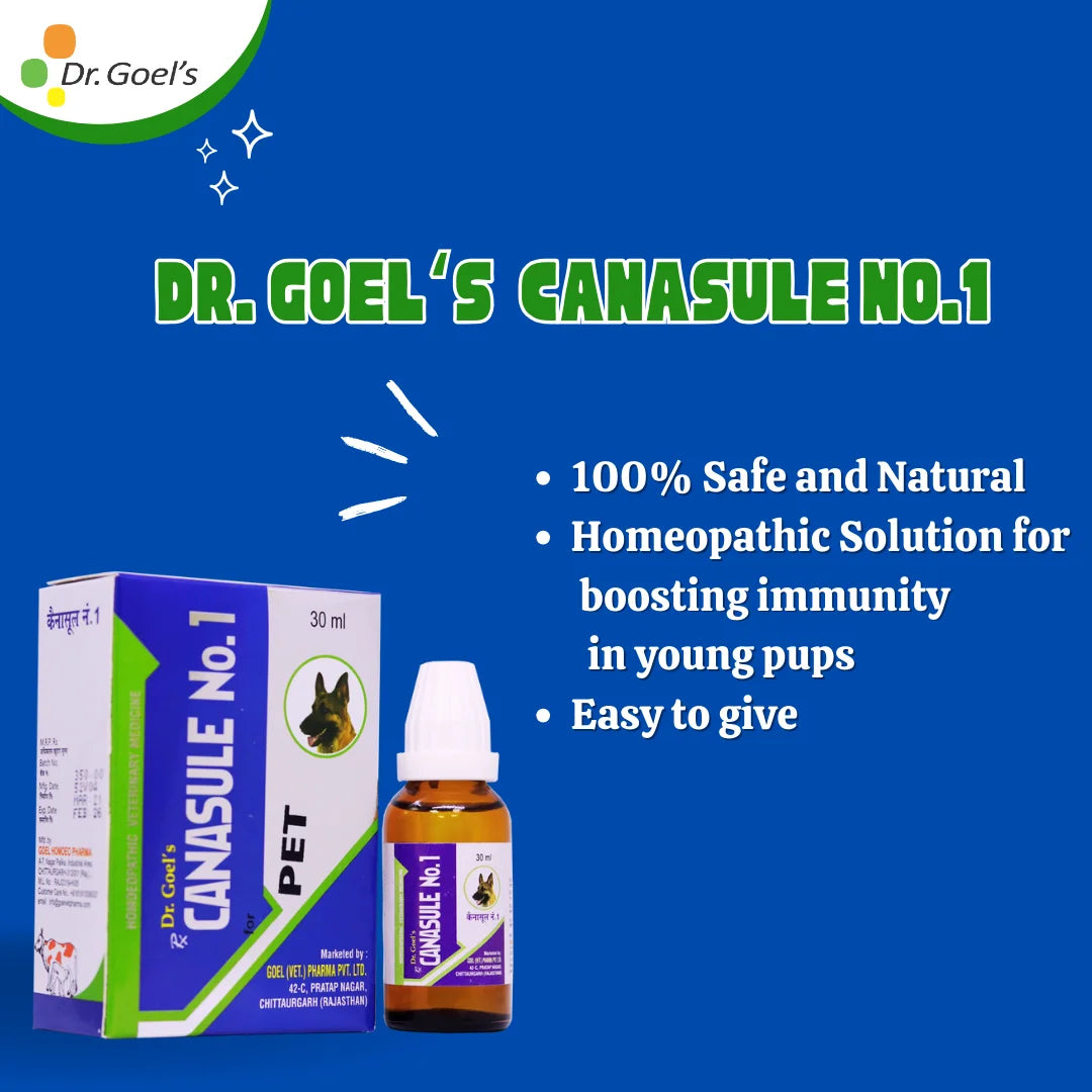 CANASULE No.1 for PUPS and KITTENS 30ml For Boosting Immunity