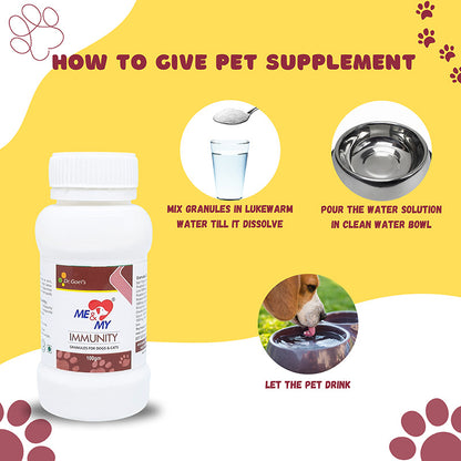 Me & My IMMUNITY 100 GMS For raising immunity in Pets