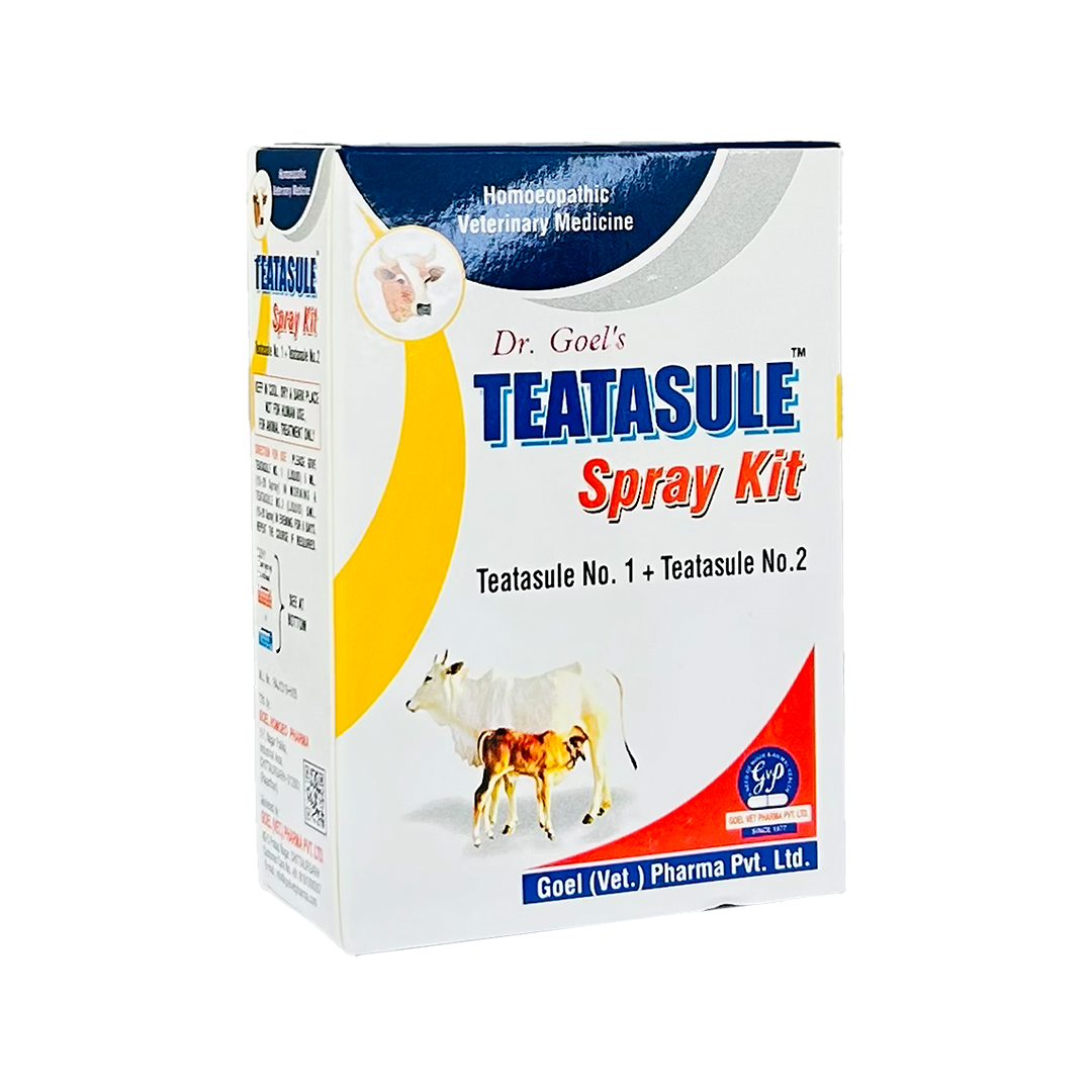 TEATASULE LIQUID KIT for CATTLE Helpful in Acute, Sub-acute Mastitis