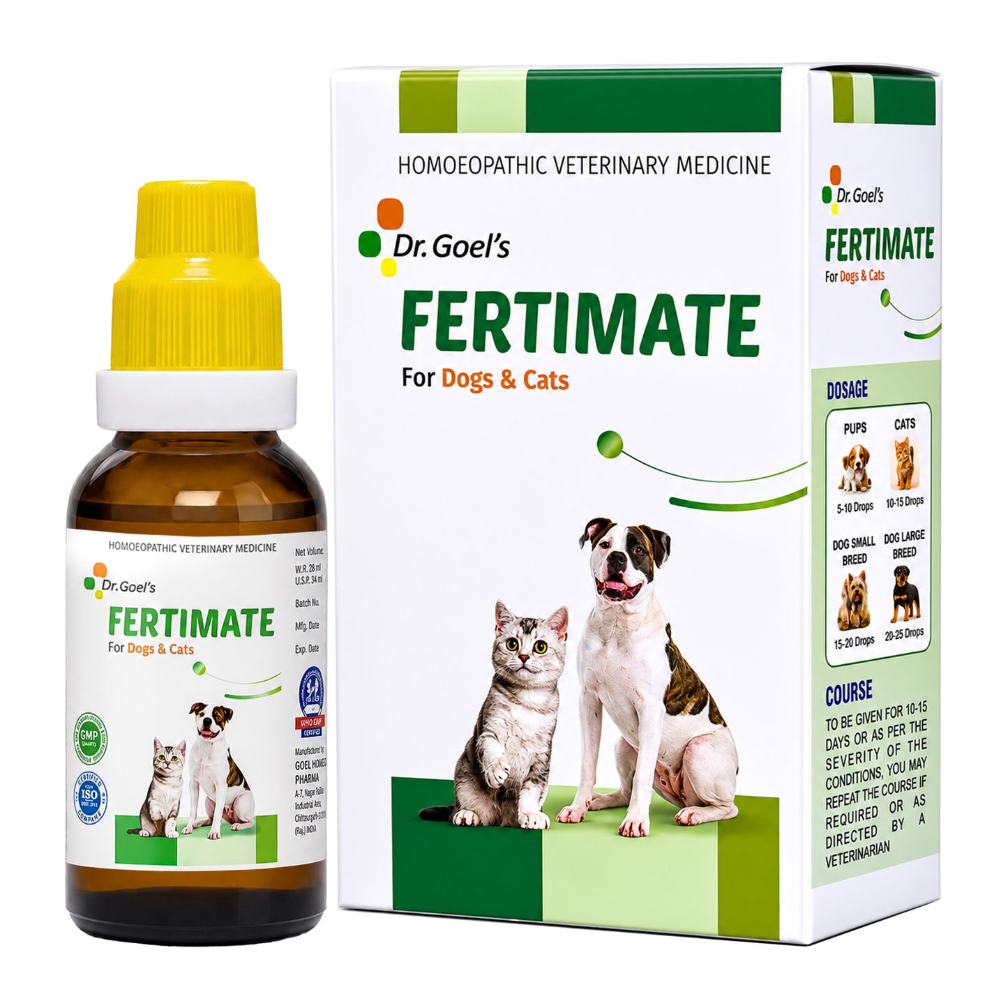 FERTIMATE DROPS for PETS 30ML For INFERTILITY in Females