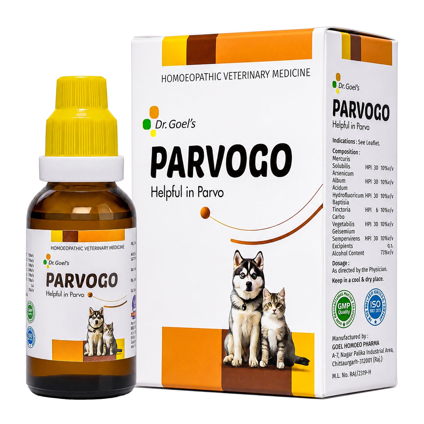 PARVOGO for PARVO VIRUS in DOG and CAT