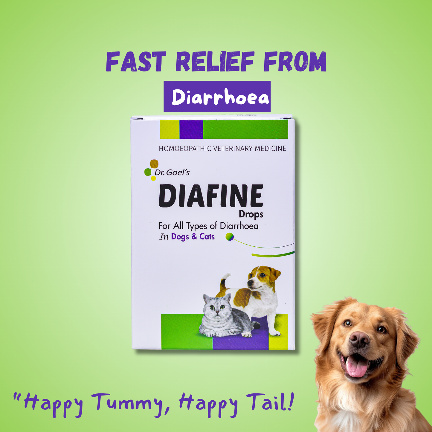 DIAFINE for PETS 20ML for Diarrhoea and PARVO