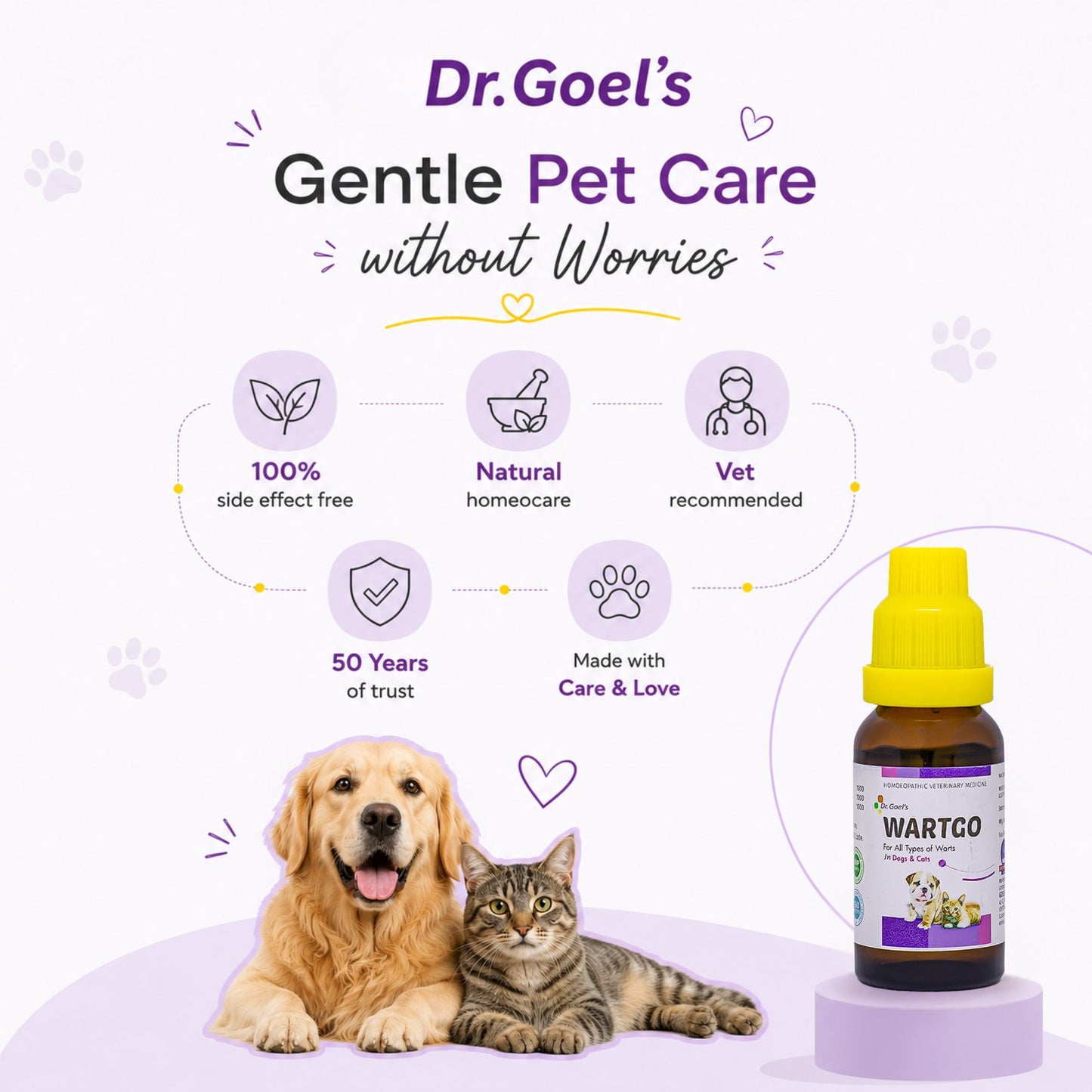 WARTGO DROPS for PETS | For Removal of Warts