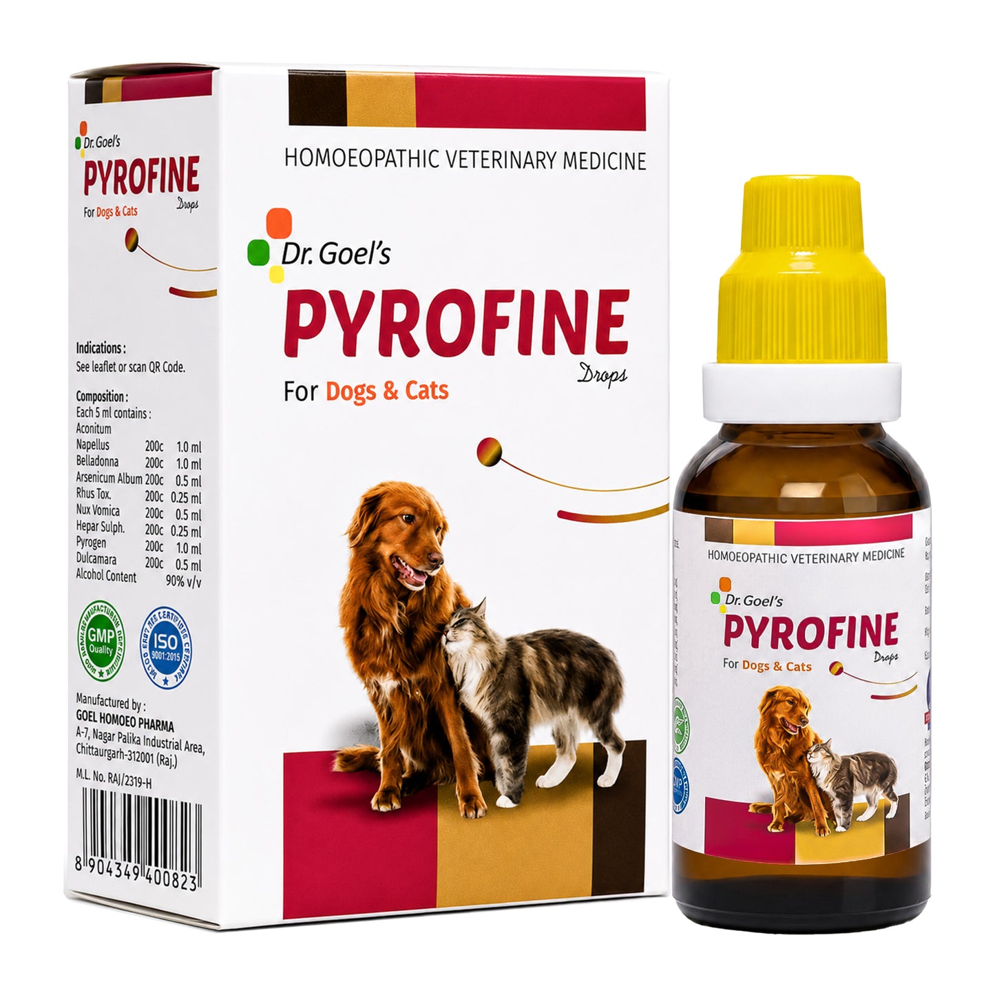 PYROFINE for PETS 20ML for Fever or Pyrexia