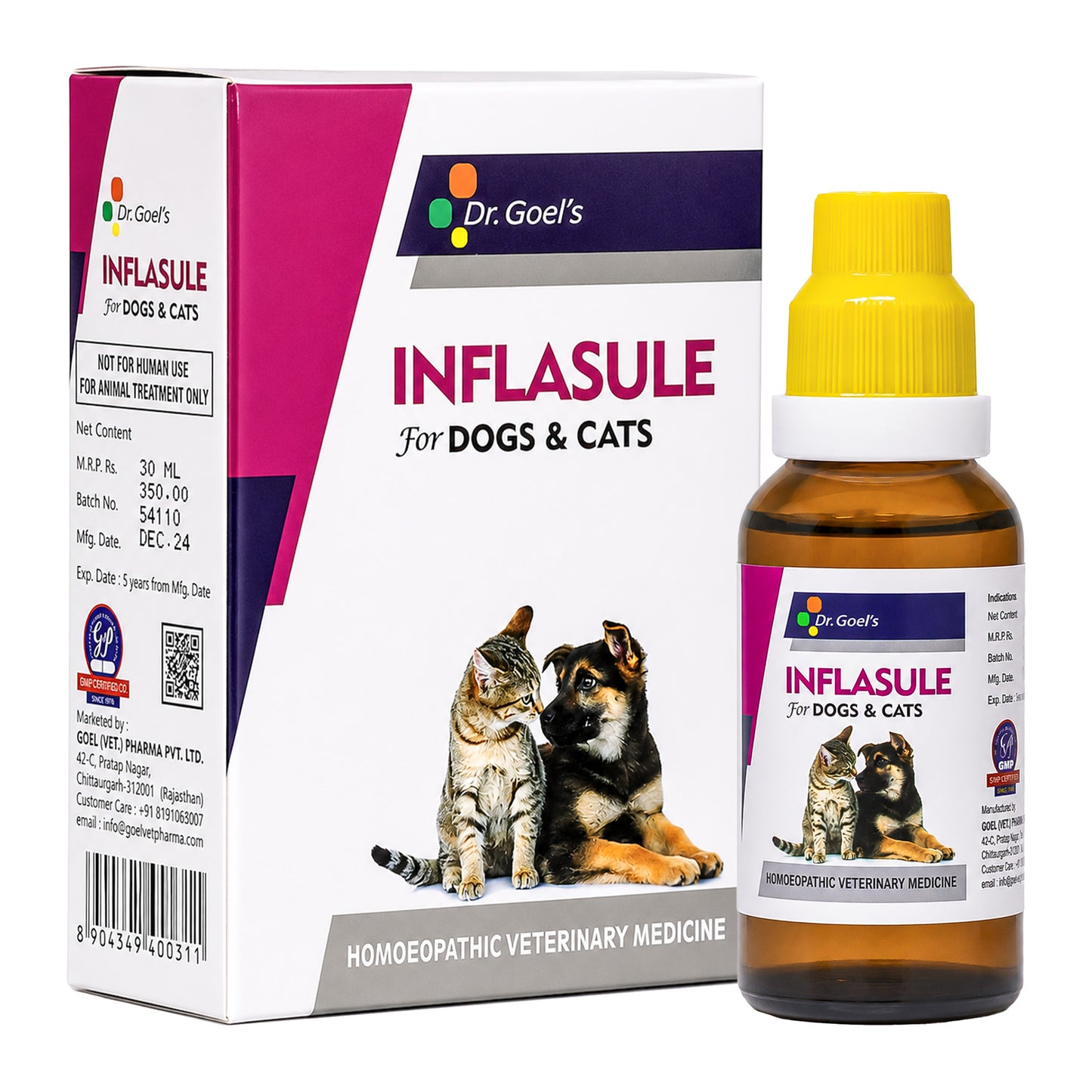 INFLASULE for PETS 30ml For Joint Pain & Rheumatism