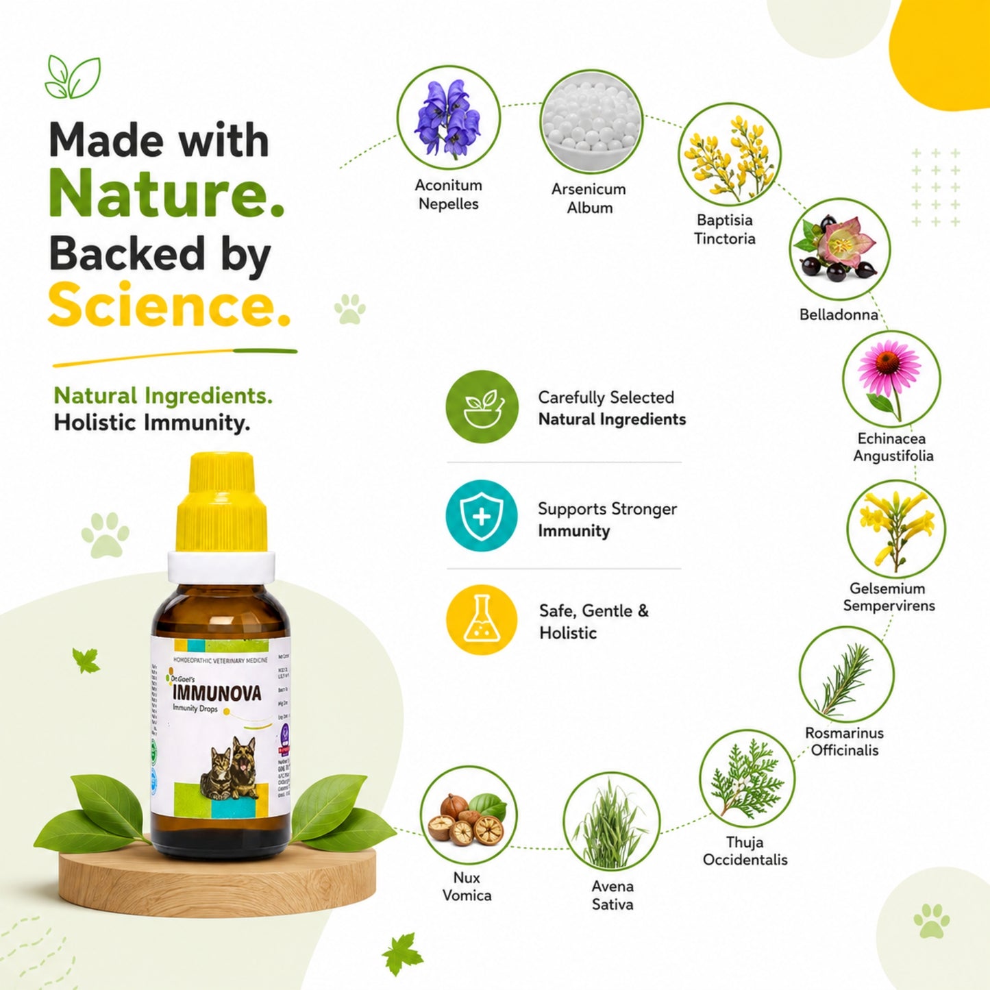 IMMUNOVA for INCREASING IMMUNITY in PETS