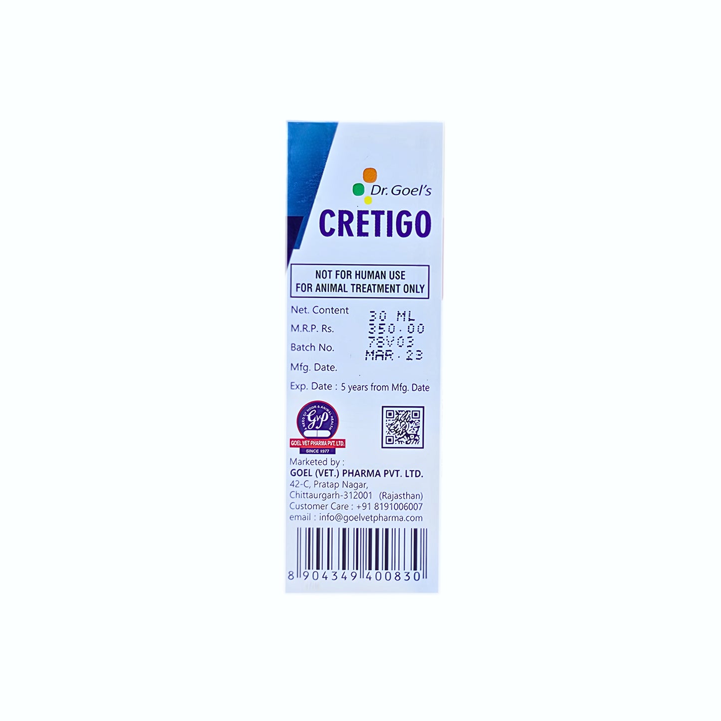 CRETIGO DROPS for PETS 30ML For Kidney Impairment