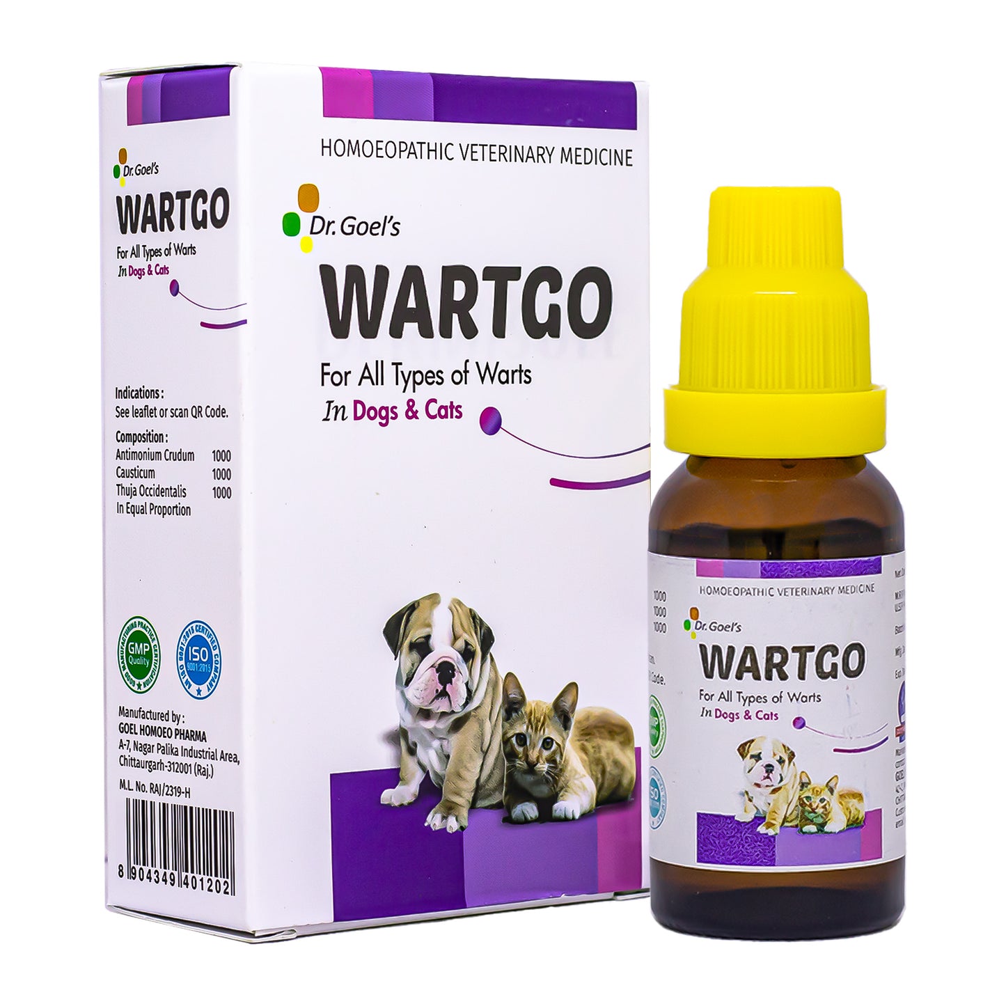 WARTGO DROPS for PETS | For Removal of Warts