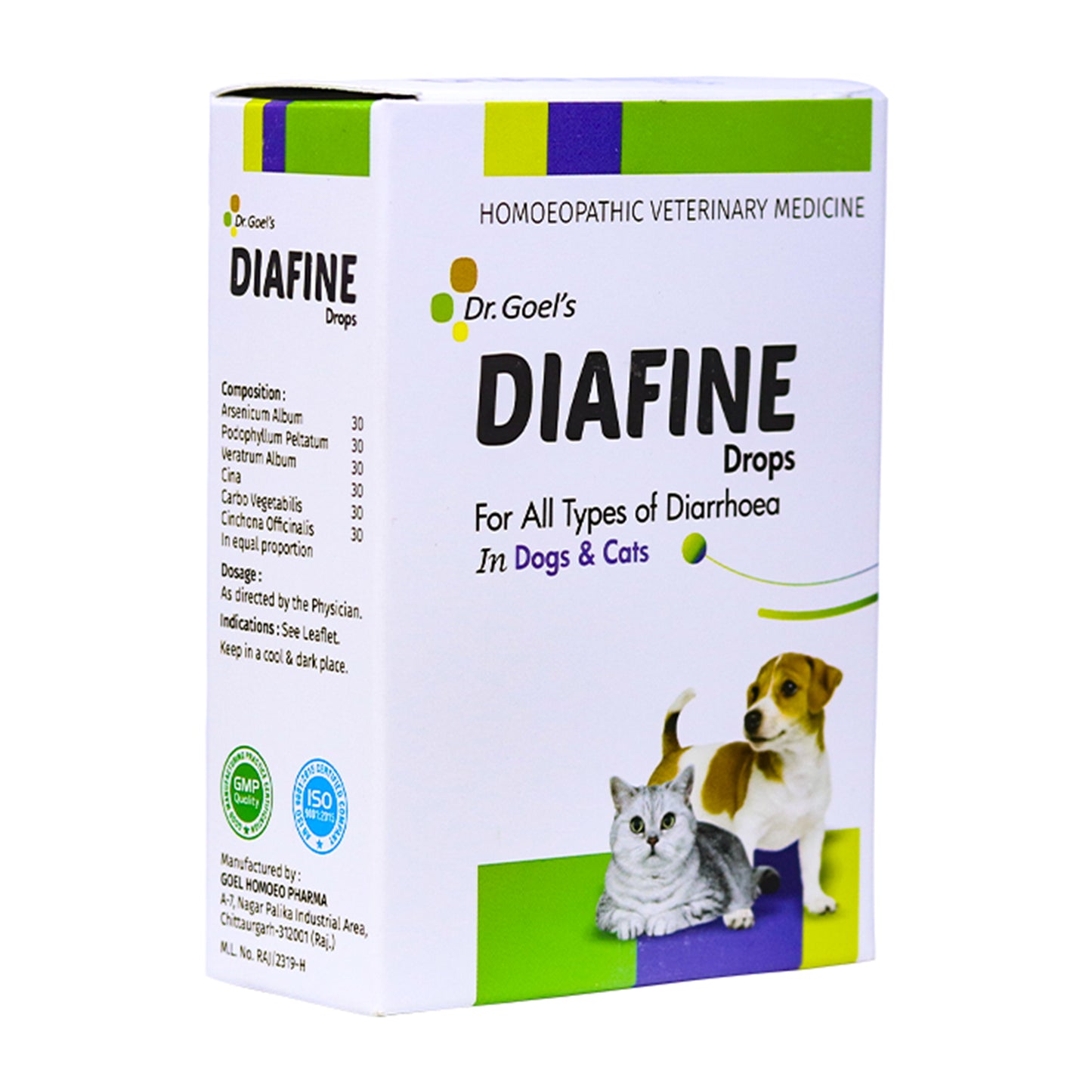 DIAFINE for PETS 20ML for Diarrhoea and PARVO