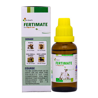 FERTIMATE DROPS for PETS 30ML For INFERTILITY in Females