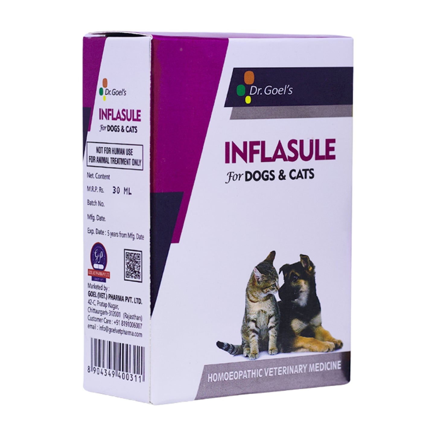 INFLASULE for PETS 30ml For Joint Pain & Rheumatism