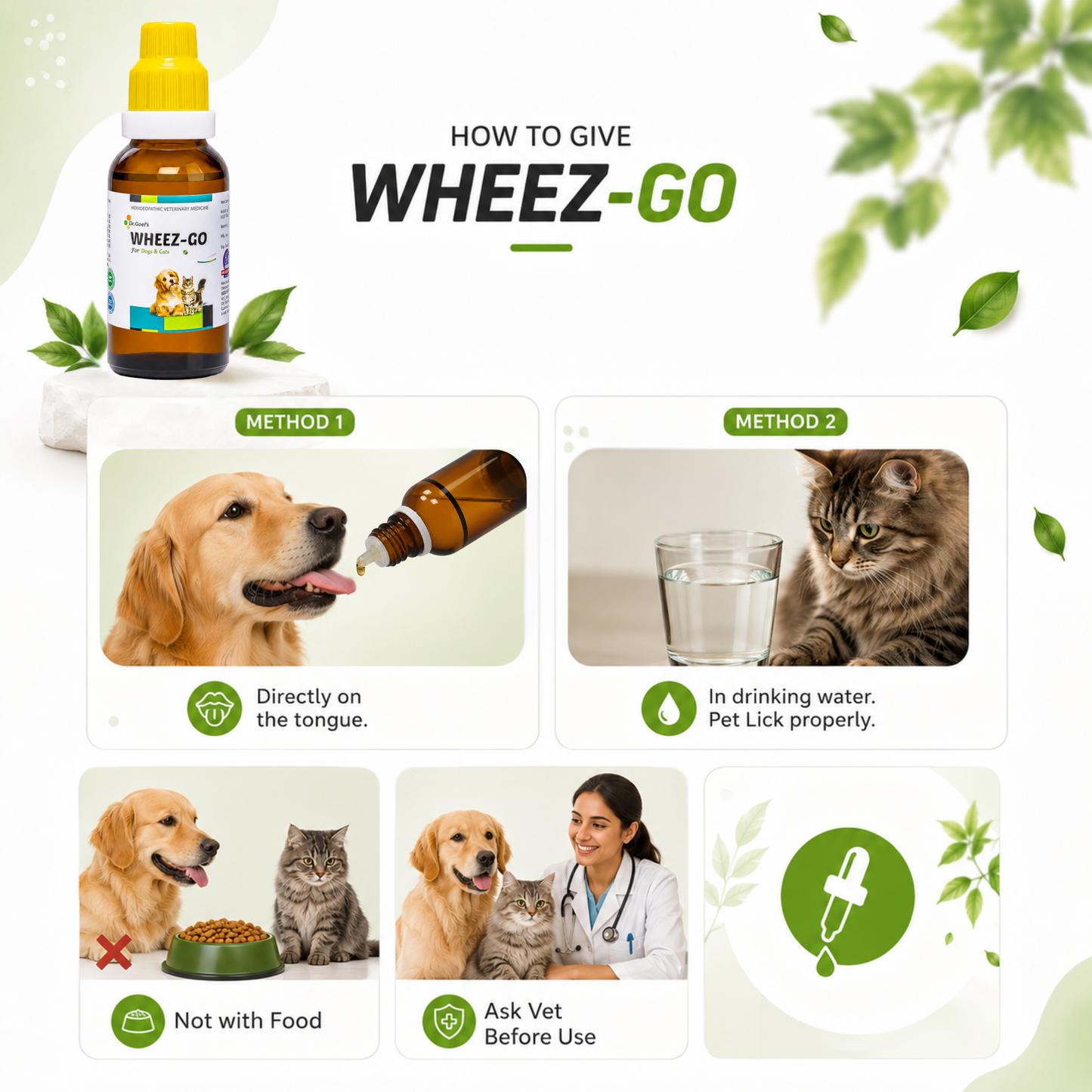 WHEEZ-GO for Pet 30ml For Cough and Cold