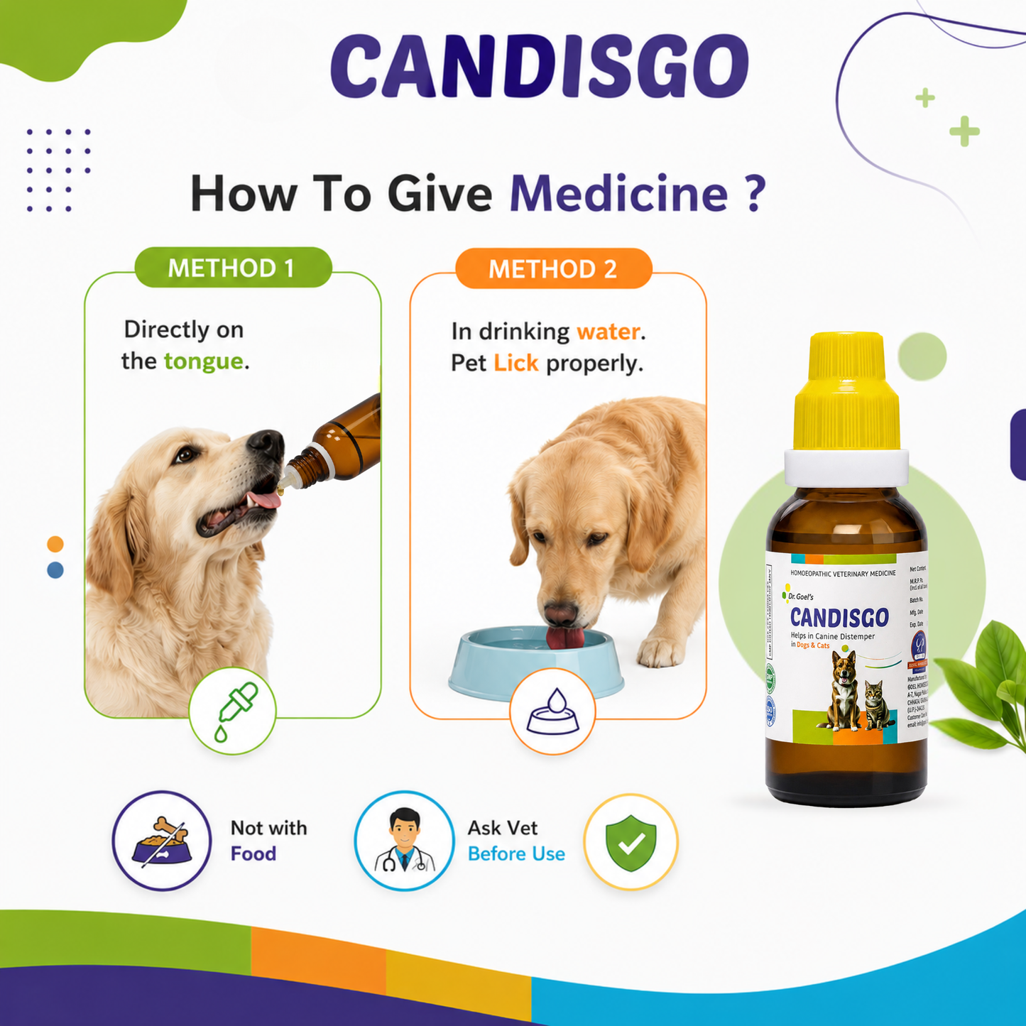 CANDISGO Helps in Canine Distemper in Dogs & Cats