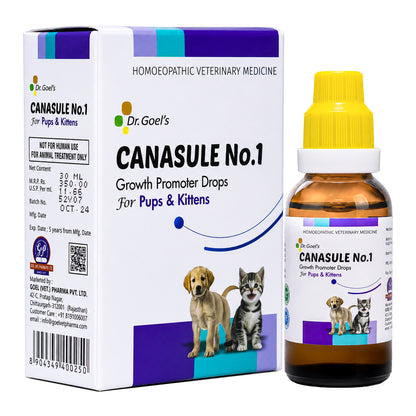 CANASULE No.1 for PUPS and KITTENS 30ml For Boosting Immunity