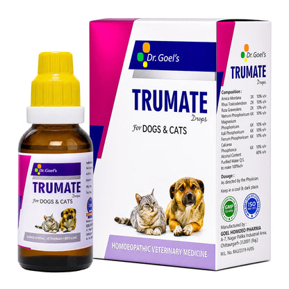 TRUMATE DROPS for PETS 20ML for Injury, Sprain, Trauma, Ear Hematoma