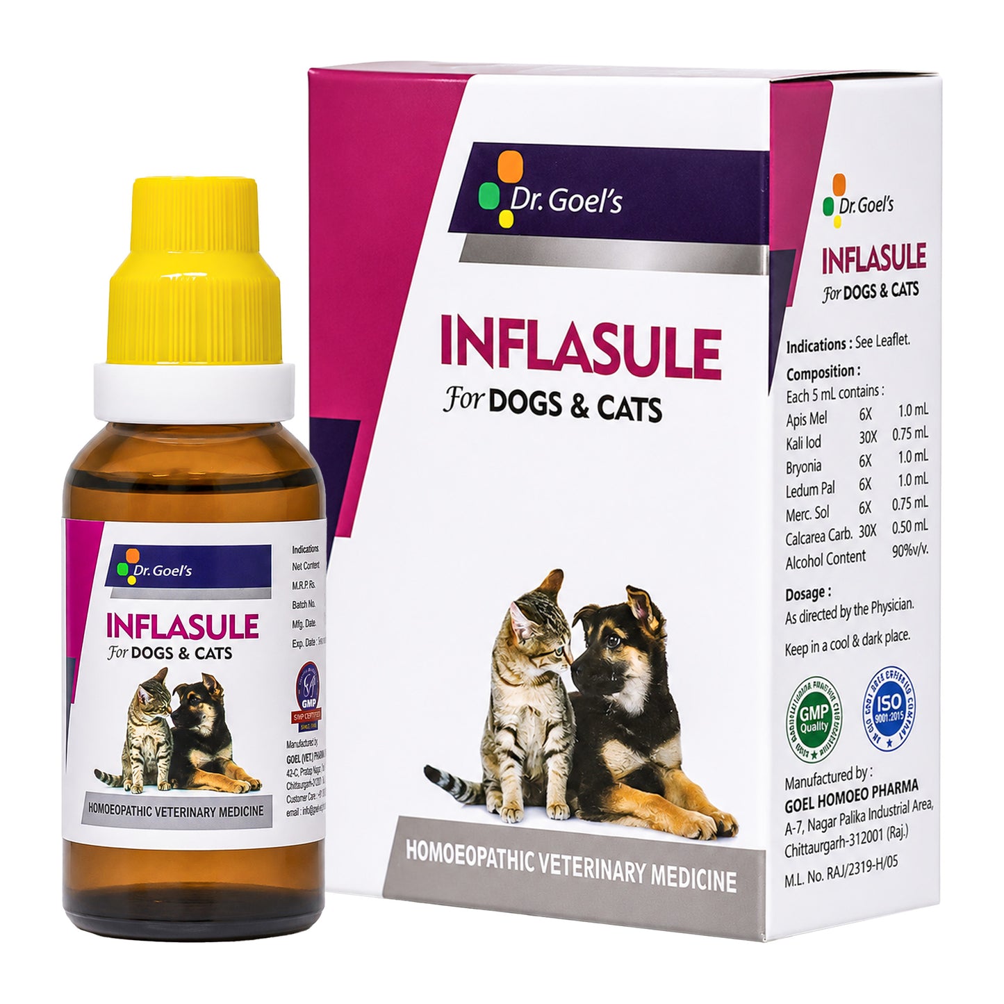 INFLASULE for PETS 30ml For Joint Pain & Rheumatism