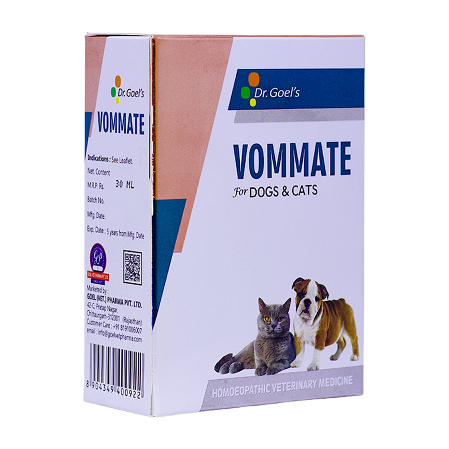 VOMMATE DROPS for PETS 30ML For Vomiting complaints