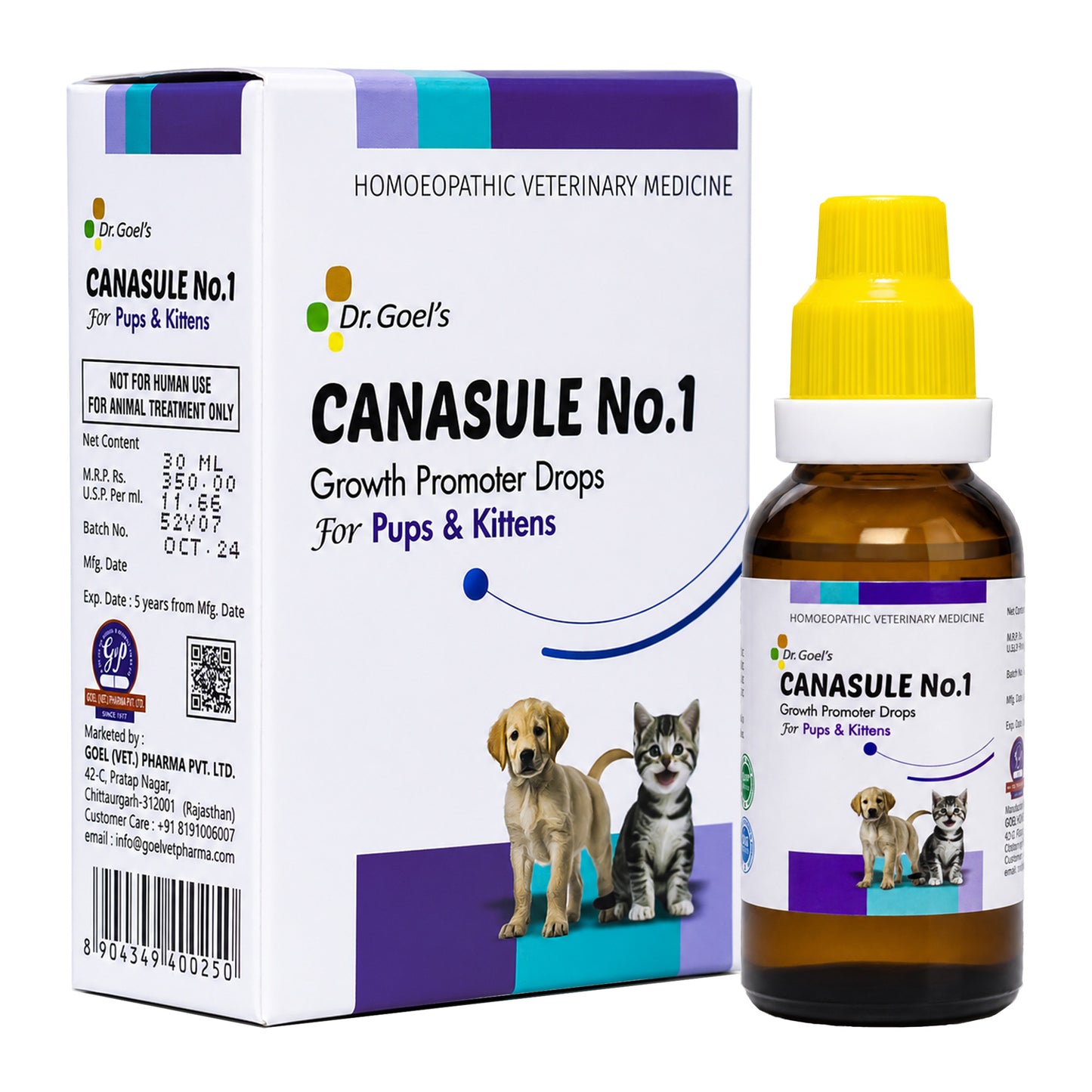 CANASULE No.1 for PUPS and KITTENS 30ml For Boosting Immunity
