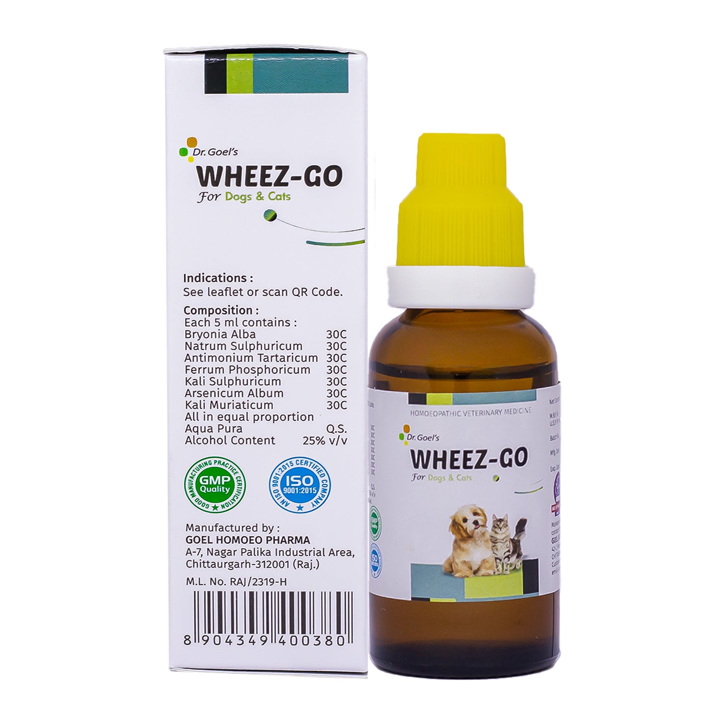 WHEEZ-GO for Pet 30ml For Cough and Cold