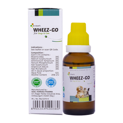 WHEEZ-GO for Pet 30ml For Cough and Cold