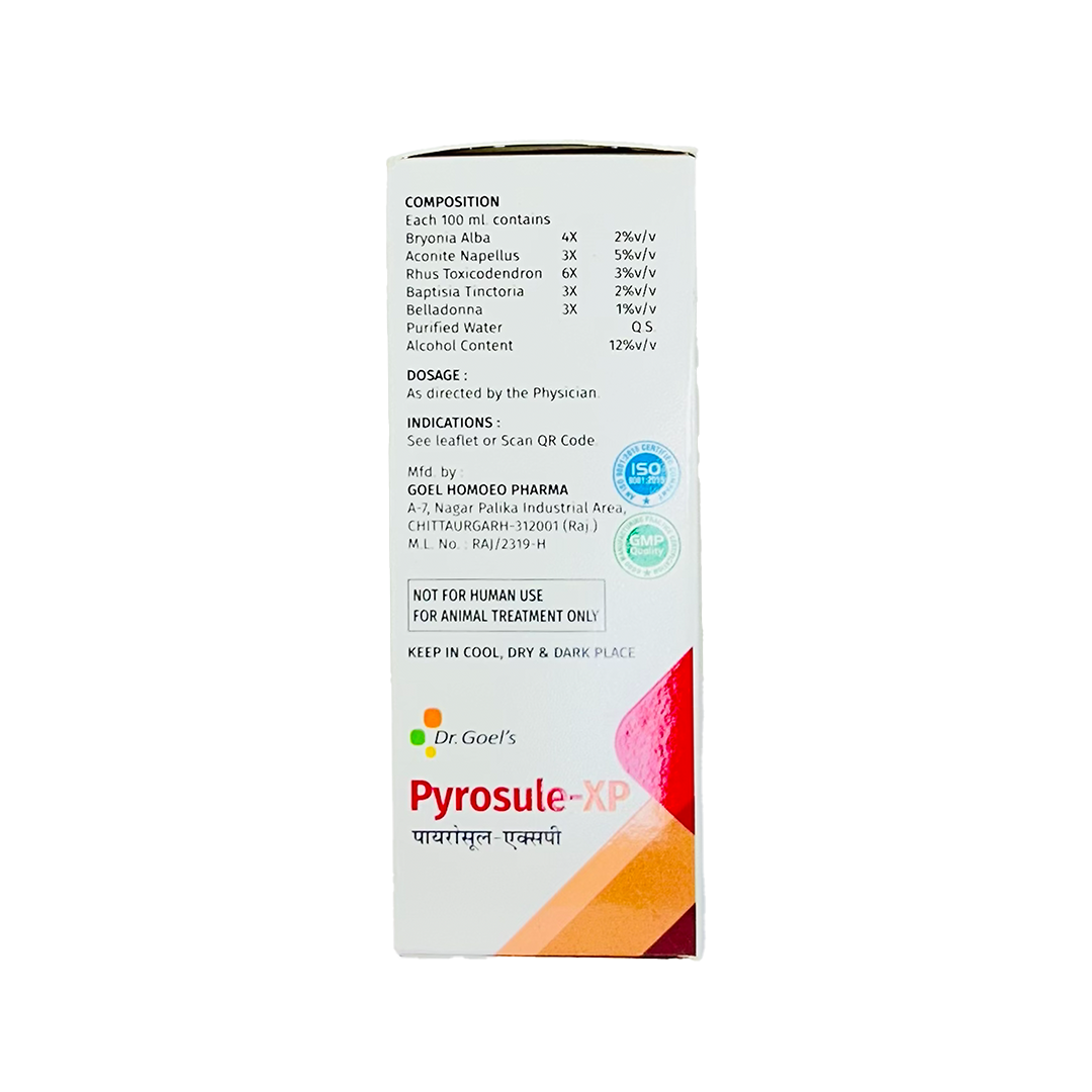 PYROSULE-XP for CATTLE – 100ML To normalise Body Temperature
