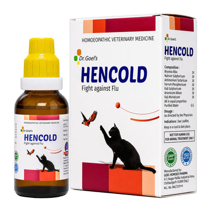 HENCOLD For Dogs and Cats To Fight Against Flu, H5N1, & Bird Flu