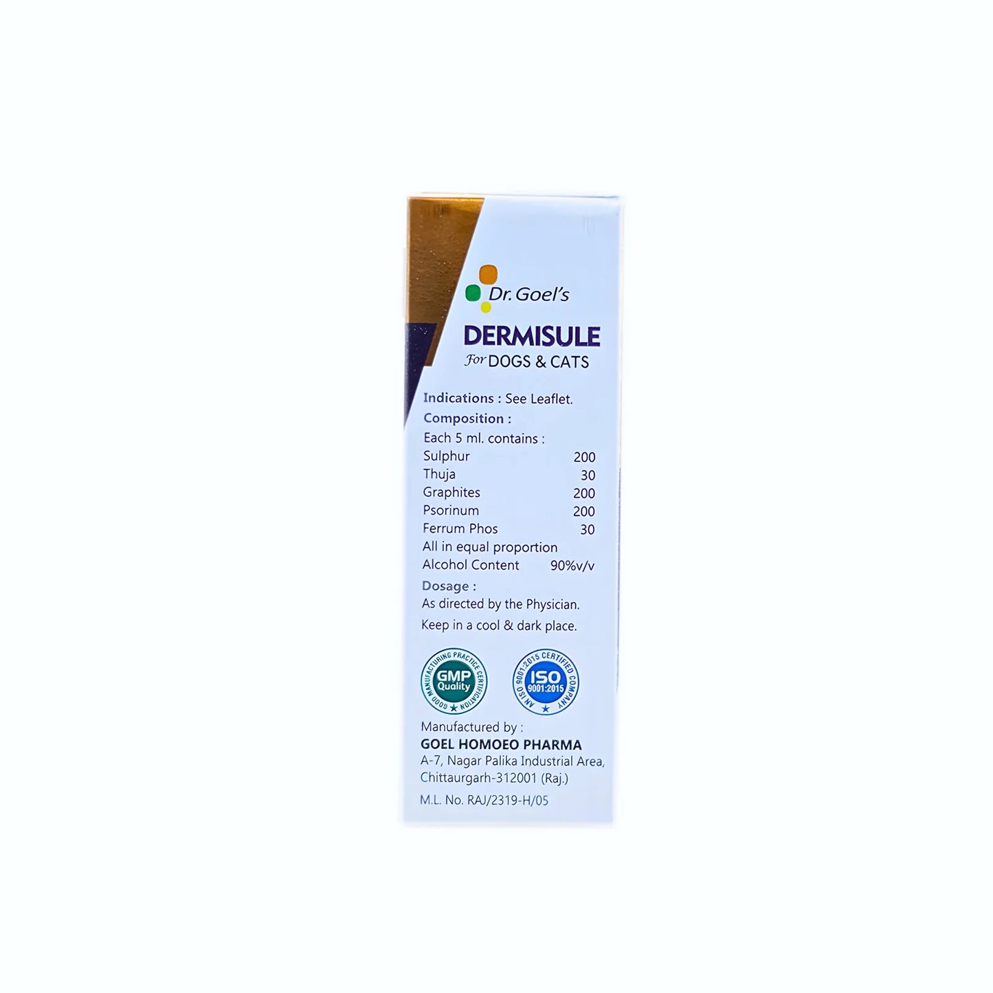 DERMISULE for PETS 30ml For Skin Infections