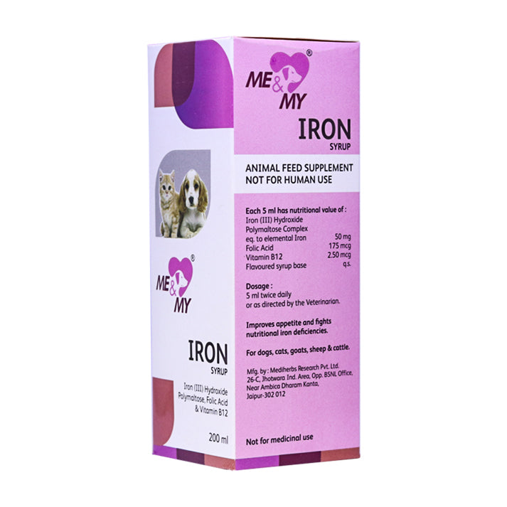Iron Homeopathic Supplement for Pets | To Improve Appetite and Iron