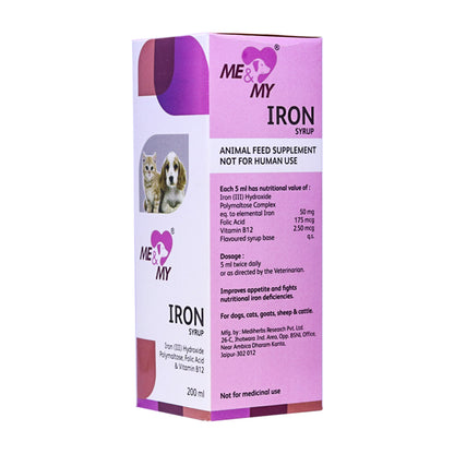 Iron Homeopathic Supplement for Pets | To Improve Appetite and Iron