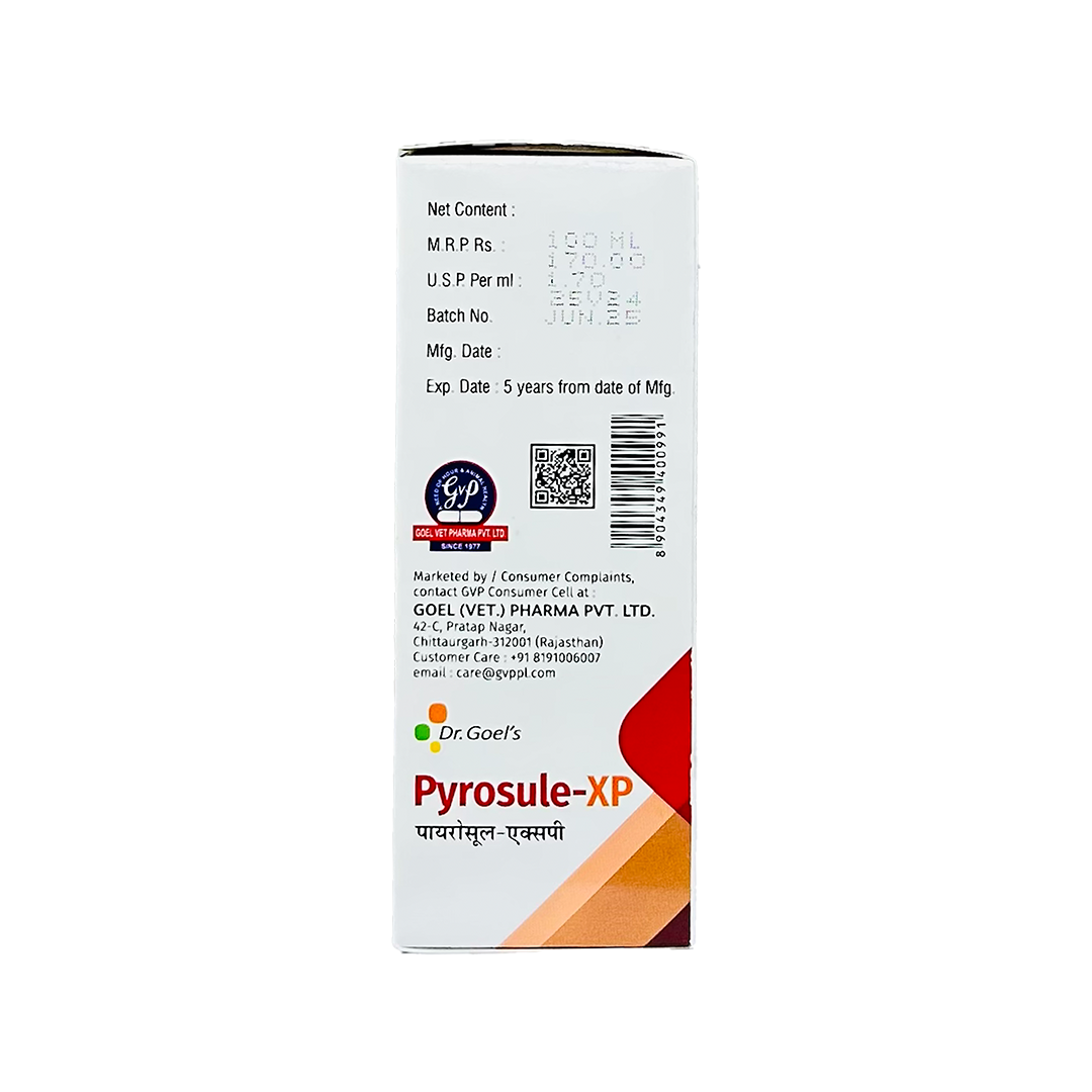 PYROSULE-XP for CATTLE – 100ML To normalise Body Temperature