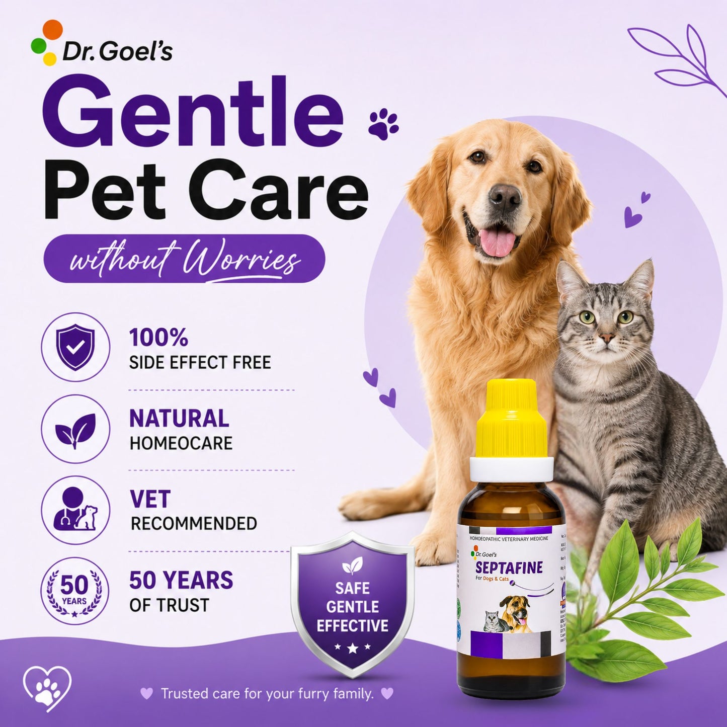 SEPTAFINE DROPS for PETS 30ML for Sepsis or absus
