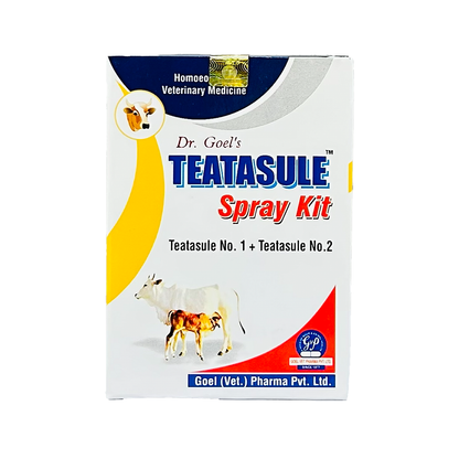 TEATASULE LIQUID KIT for CATTLE Helpful in Acute, Sub-acute Mastitis