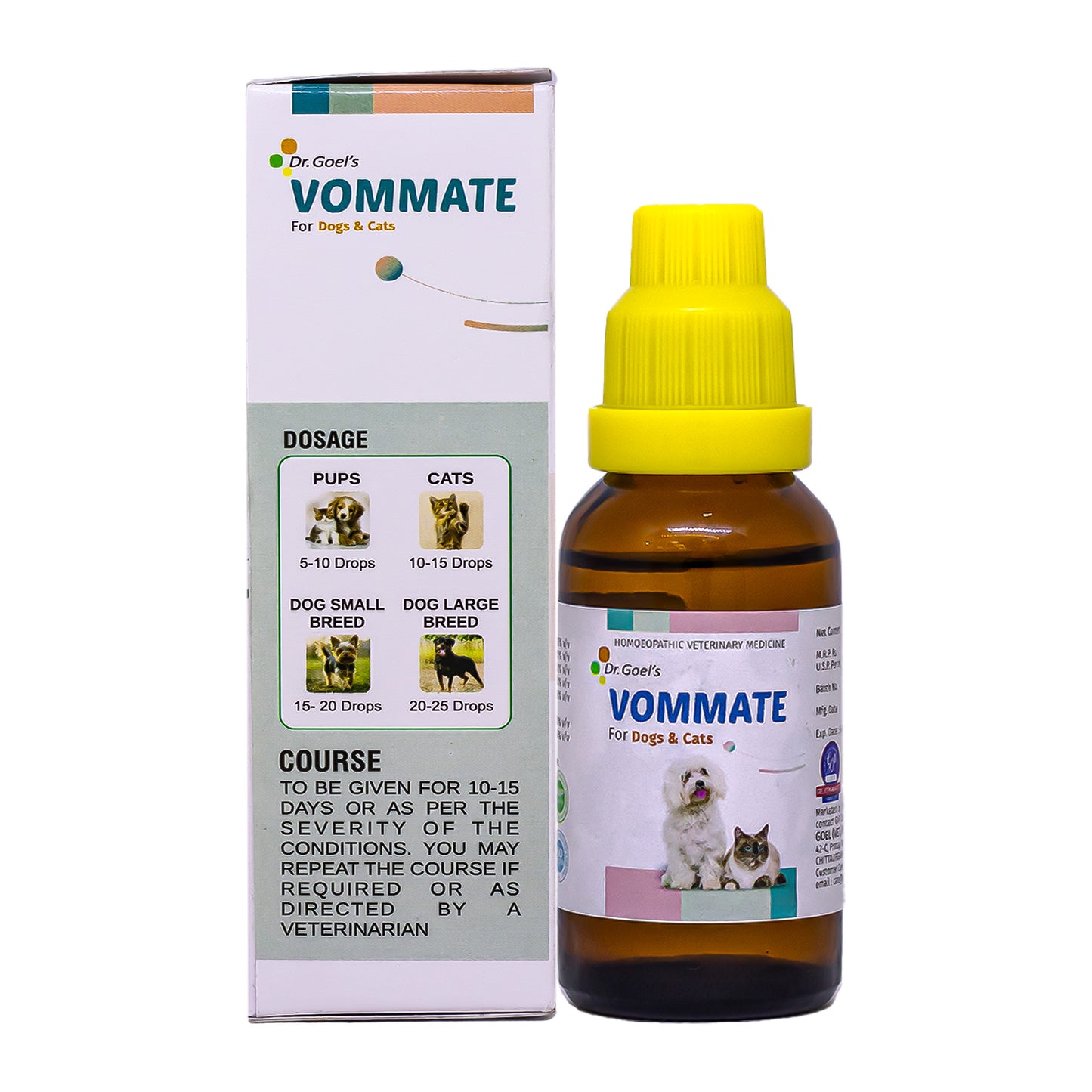 VOMMATE DROPS for PETS 30ML For Vomiting complaints