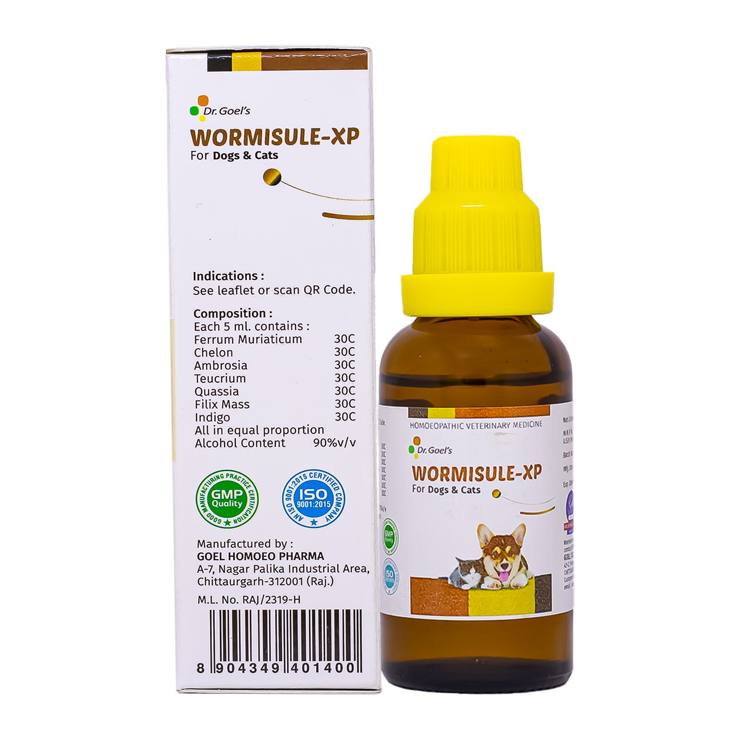 WORMISULE XP for PET 30ml For Natural Deworming