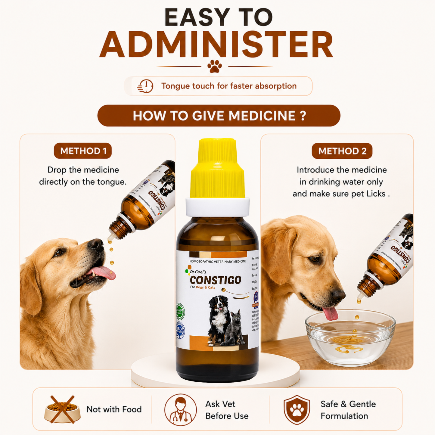 CONSTIGO for PETS 30ML For Constipation Problems